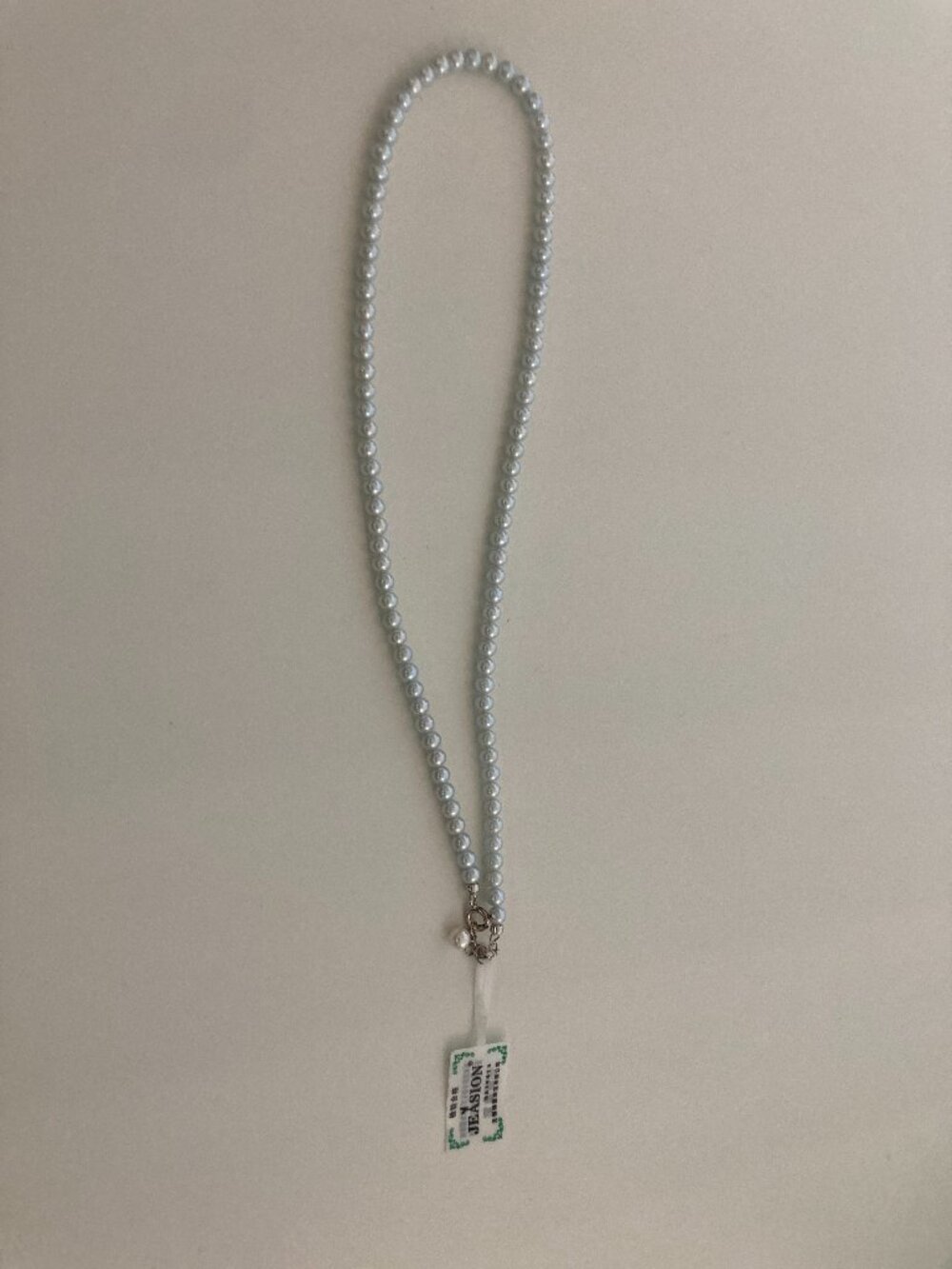 Natural Silver Gray Baby Freshwater Pearl Necklace 3.5–4mm – 925 Silver – NWT